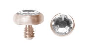 ROSE GOLD PVD TITANIUM INTERNAL ATTACHMENT (JEWELLED DISC)