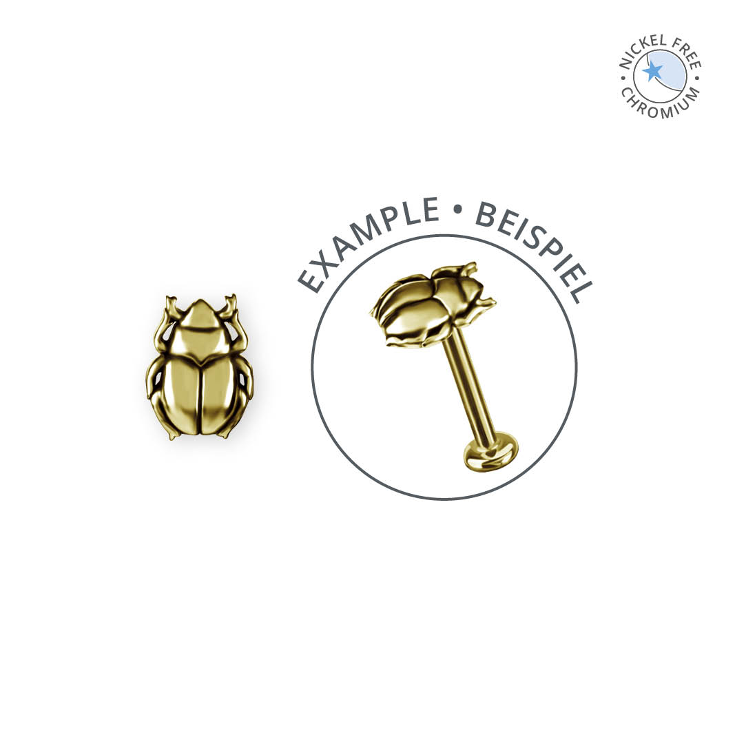 18K GOLD PVD CoCr NF THREADLESS BEETLE ATTACHMENT
