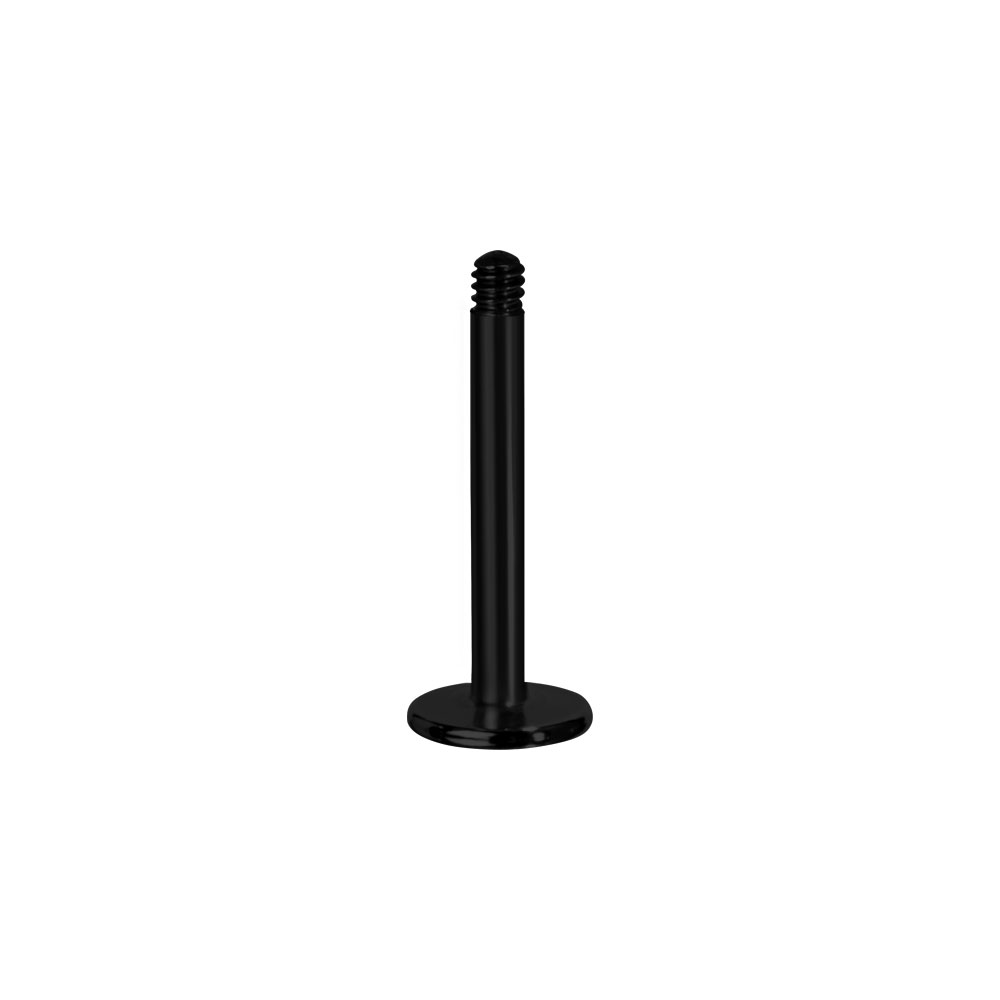 BLACK PVD TITANIUM LABRET PINS