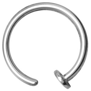 TITANIUM OPEN NOSE RINGS