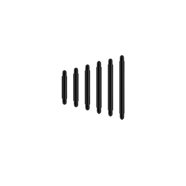 BLACK PVD TITANIUM BARBELL PINS