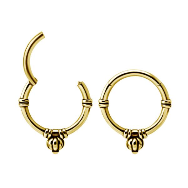 24K GOLD PVD SS316L ETHNIC CLICKERS