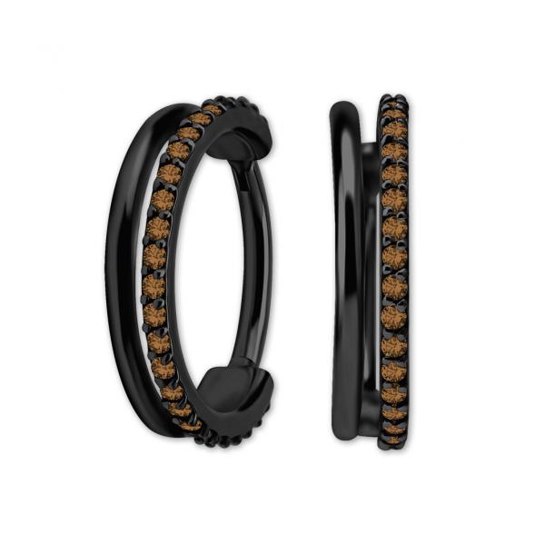 BLACK PVD SS316L DOUBLE CLICKER SET W. PREMIUM ZIRCONIA