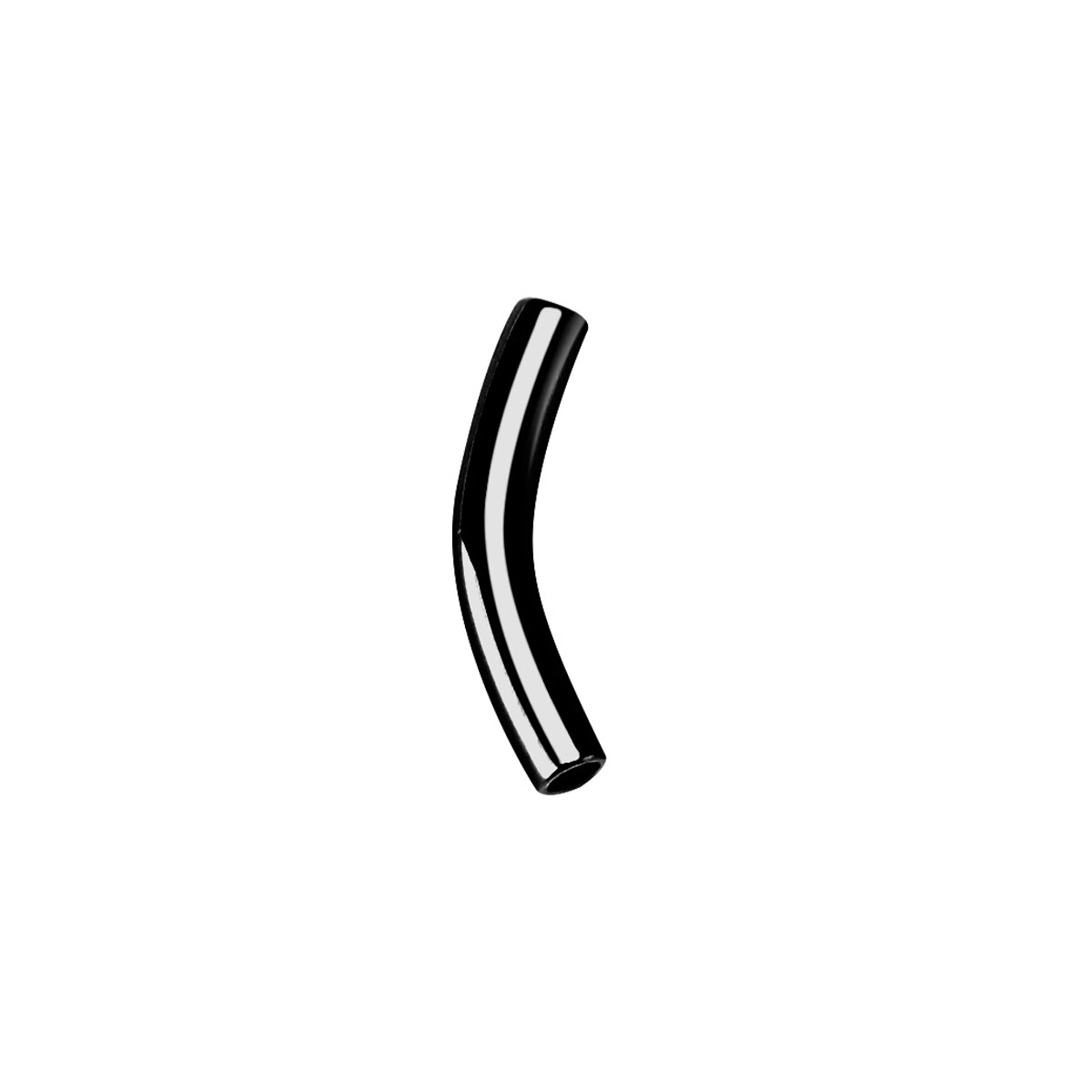 BLACK PVD TITANIUM INTERNAL BANANA PINS
