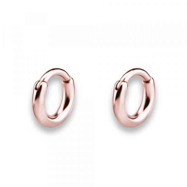 ROSE GOLD PVD SS316L HOOPS (PAIR)