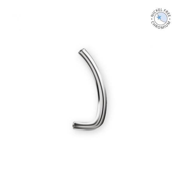 CoCr NF PVD TITANIUM INTERNAL L SHAPE BANANA FOR LOWER NAVEL AND CHRISTINA