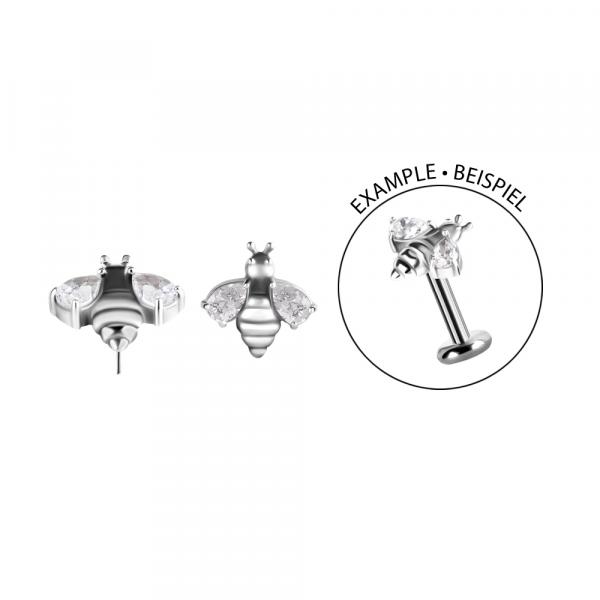 CoCr NF THREADLESS BEE ATTACHMENT SET W. PREMIUM ZIRCONIA