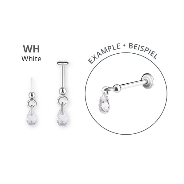 TITANIUM THREADLESS HIDDEN HELIX DANGLE ATTACHMENTS