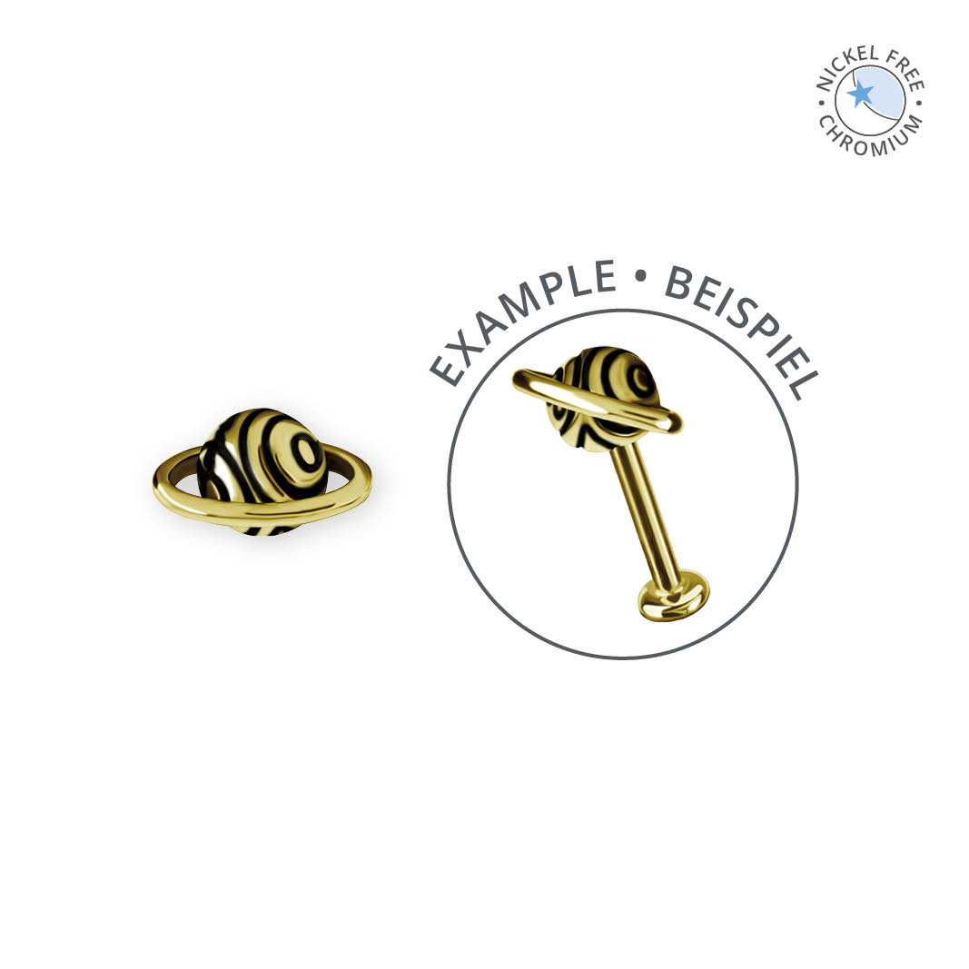 18K GOLD PVD CoCr NF THREADLESS SATURN ATTACHMENT