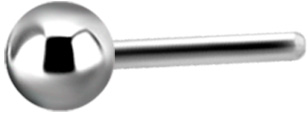 TITANIUM THREADLESS 2.5MM BALL ATTACHMENT
