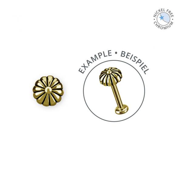 18K GOLD PVD CoCr NF THREADLESS ATTACHMENT