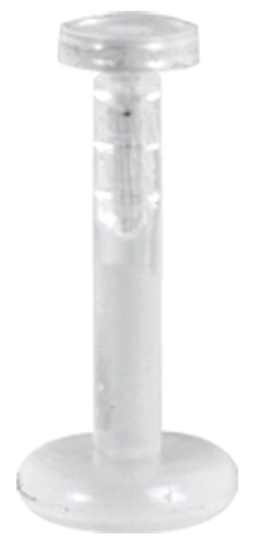 BIOPLAST LABRET WITH BIOPLAST DISC  ATTACHMENT