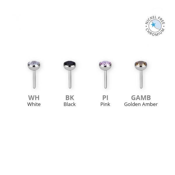 CoCr NF PVD TITANIUM THREADLESS  BALL SET W. PREMIUM ZIRCONIA
