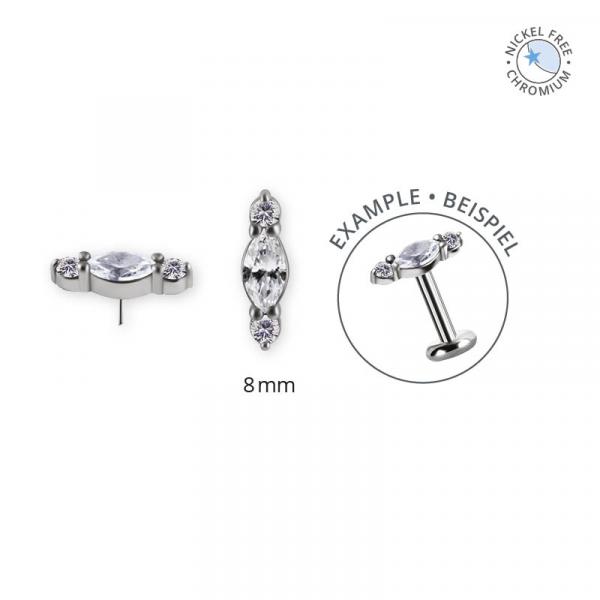 CoCr NF THREADLESS ATTACHMENT SET W. PREMIUM ZIRCONIA