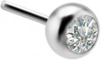 TITANIUM THREADLESS MICRO BALL SET W. PREMIUM ZIRCONIA 2.35MM