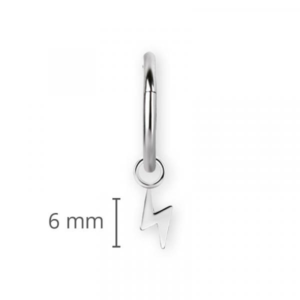 SS316L FLASH CHARM FOR HINGED SEGMENT RINGS