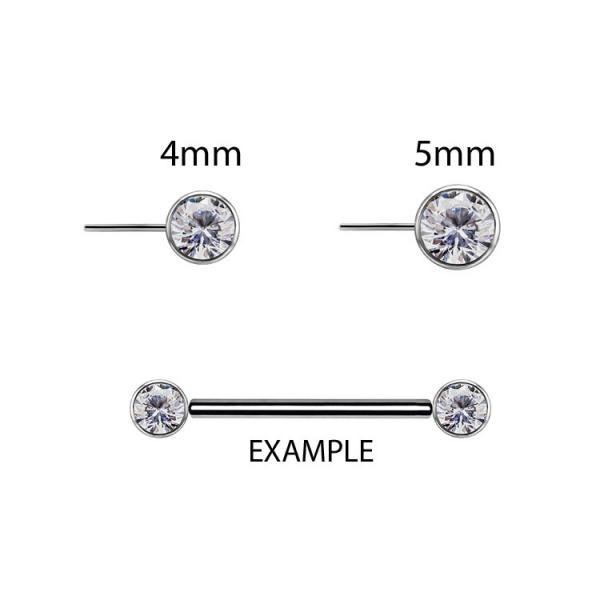 TITANIUM THREADLESS NIPPLE DISC ATTACHMENTSET W. PREMIUM ZIRCONIA