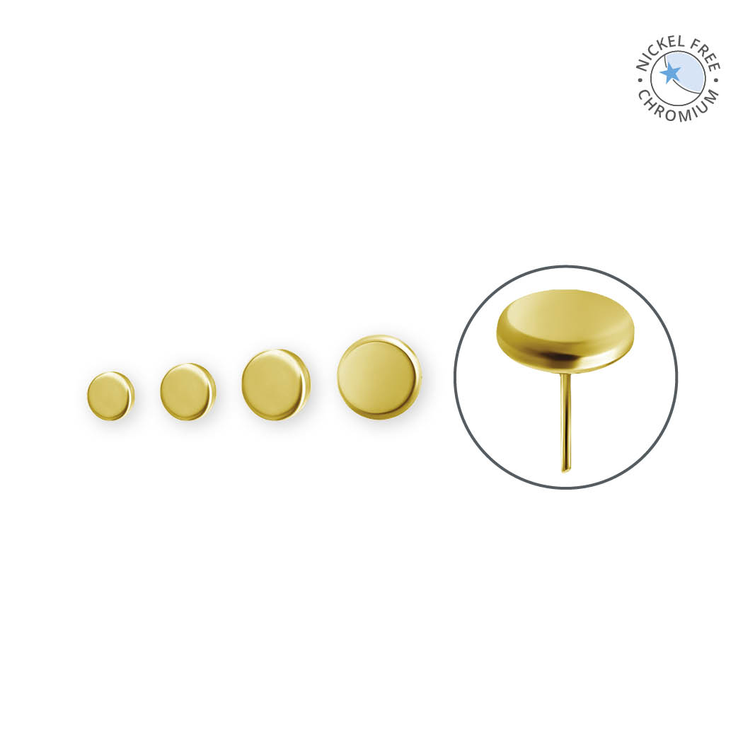 18K GOLD PVD CoCr NF THREADLESS DISC ATTACHMENT