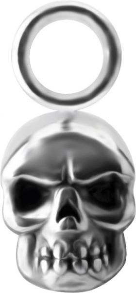 SS316L CHARM FOR HINGE SEGMENT RING (SKULL)