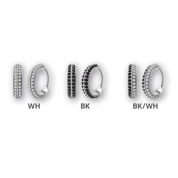 SS316L HINGED RING SET W.CUBIC ZIRCONIA