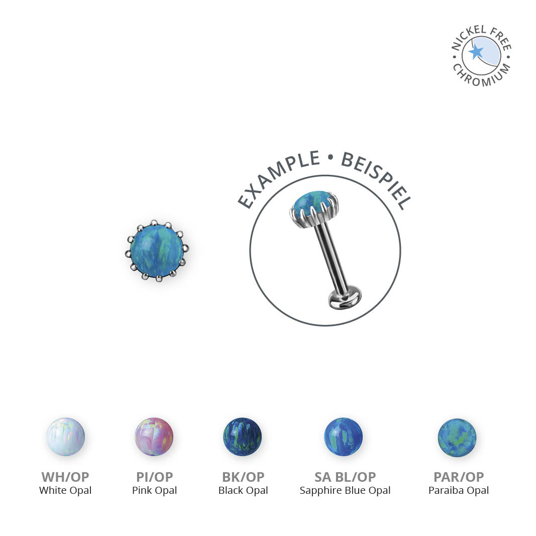 CoCr NF INTERNAL MICRO ATTACHMENT SET W. LAB CREATED OPAL