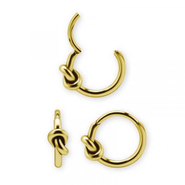 24K GOLD PVD SS316L ETHNIC CLICKER