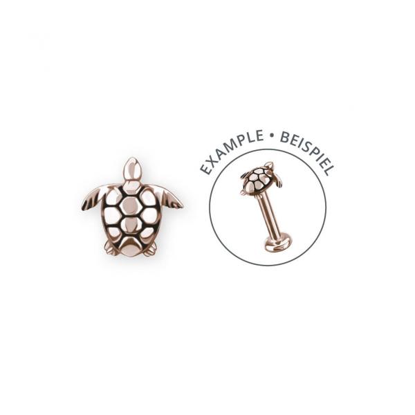 ROSE GOLD PVD SS316L INTERNAL MICRO SEA TURTLE ATTACHMENT