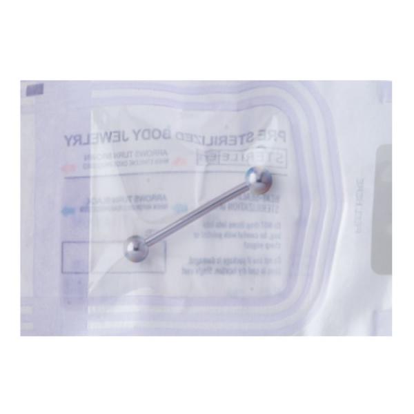 STERILIZED TITANIUM BARBELLS (10PC/PACK)