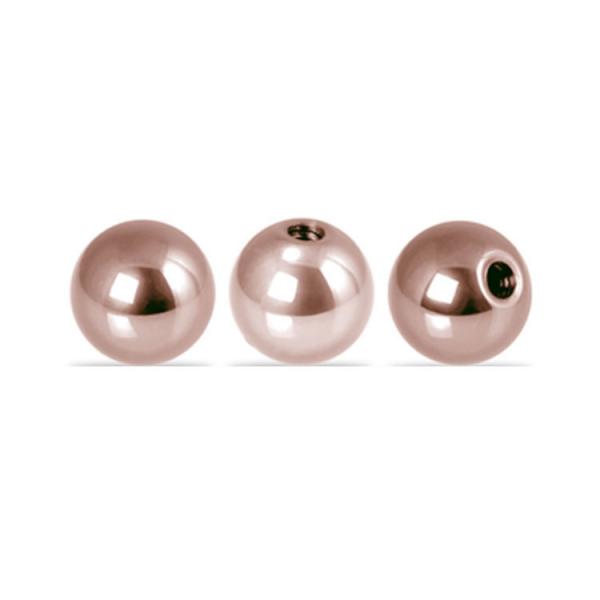 ROSE GOLD PVD SS316L 2.5MM MICRO BALLS
