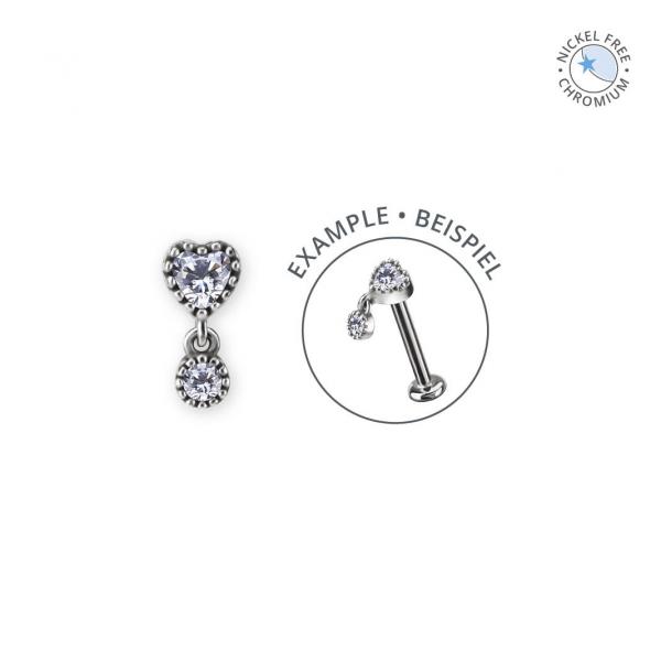 CoCr NF THREADLESS ATTACHMENT SET W. PREMIUM ZIRCONIA