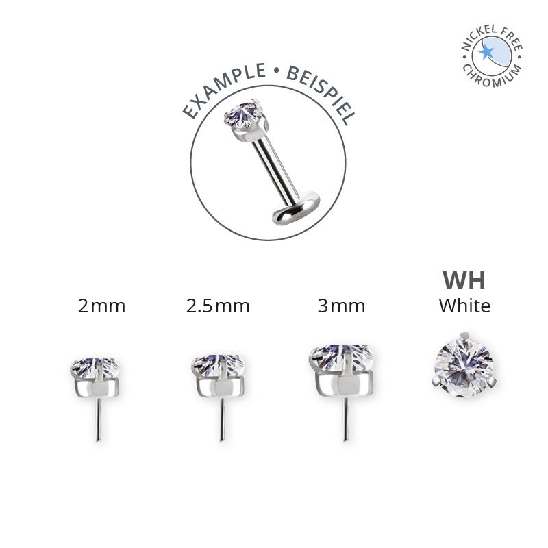 CoCr NF THREADLESS 3 PRONG ATTACHMENT SET W. PREMIUM ZIRCONIA