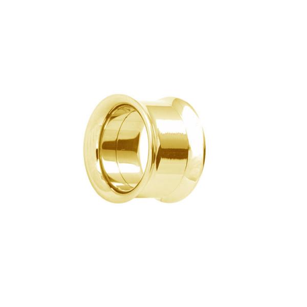 24K GOLD PVD SS316L INTERNAL DOUBLE FLARED EYELET