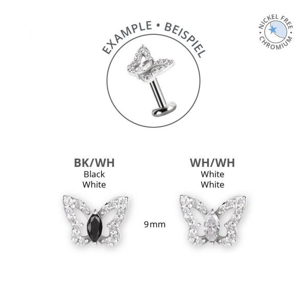 CoCr NF INTERNAL MICRO ATTACHMENT BUTTERFLY SET W. PREMIUM ZIRCONIA