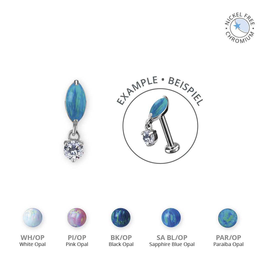 CoCr NF INTERNAL MICRO ATTACHMENT SET W. LAB CREATED OPAL