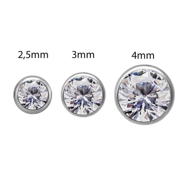 TITANIUM FLAT DISC SET W.PREMIUM ZIRCONIA FOR UPPER LIP