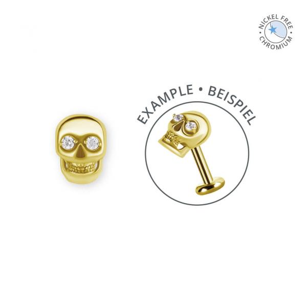 18K GOLD PVD CoCr NF THREADLESS ATTACHMENT SET W. PREMIUM ZIRCONIA