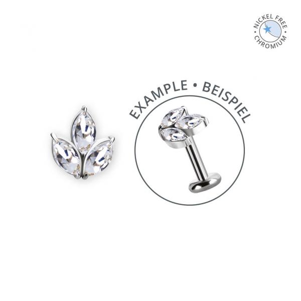CoCr NF INTERNAL MICRO ATTACHMENT SET W. MARQUISE PREMIUM ZIRCONIA