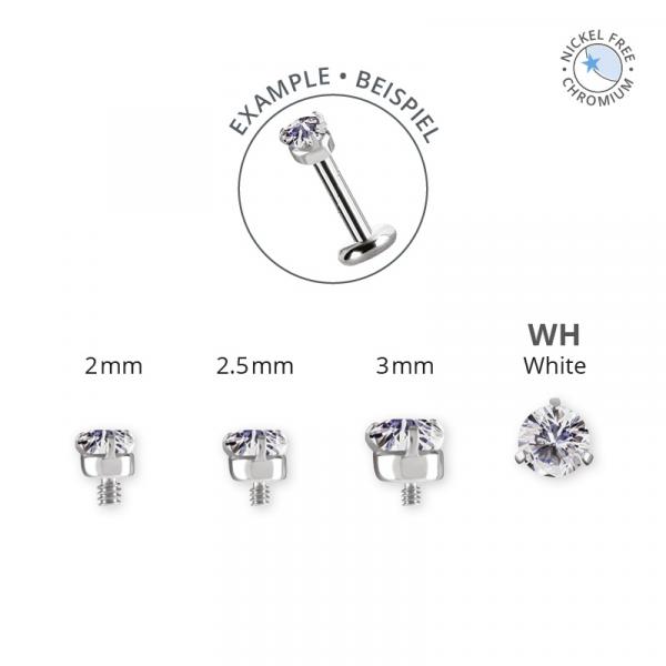 CoCr NF INTERNAL 3 PRONG MICRO ATTACHMENT SET W. PREMIUM ZIRCONIA