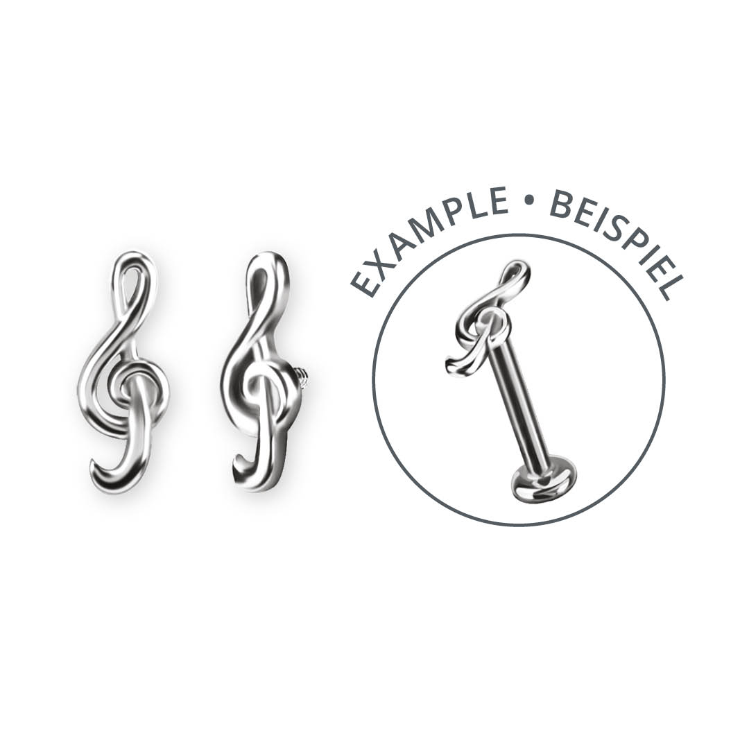 SS316L INTERNAL MICRO TREBLE CLEF ATTACHMENT