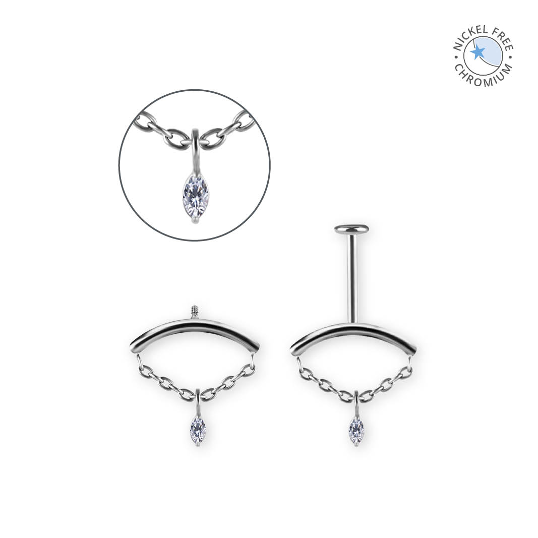 CoCr NF PVD TITANIUM INTERNAL MICRO ATTACHMENT FOR VERTICAL HELIX W. MQ DANGLE