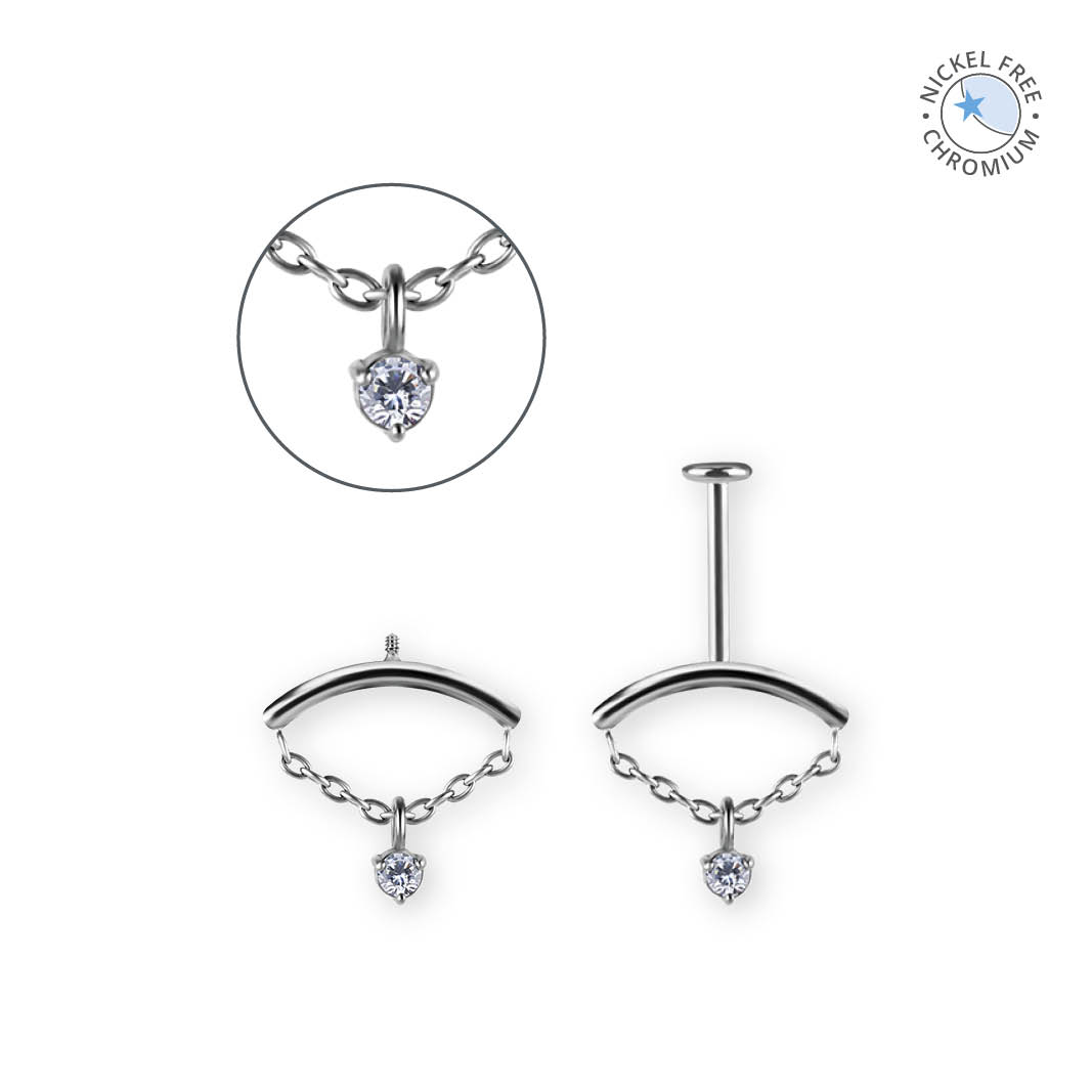 CoCr NF PVD TITANIUM INTERNAL MICRO ATTACHMENT FOR VERTICAL HELIX W. RD DANGLE