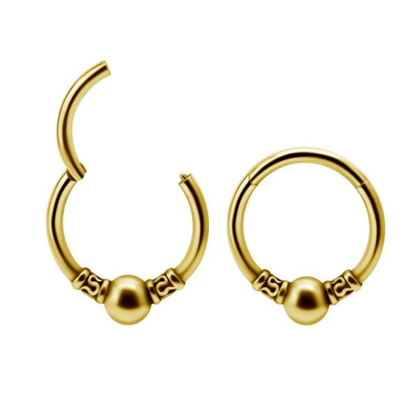 24K GOLD PVD SS316L ETHNIC CLICKERS