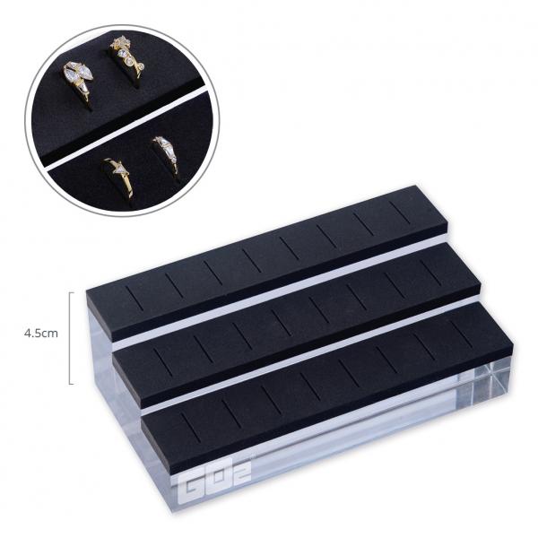 ACRYLIC DISPLAY BLOCKS FOR HINGED SEGMENT RINGS (SET 3X8PCS)