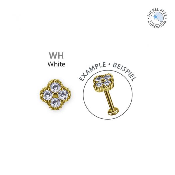 CoCr NF THREADLESS QUAD ATTACHMENT SET W. PREMIUM ZIRCONIA
