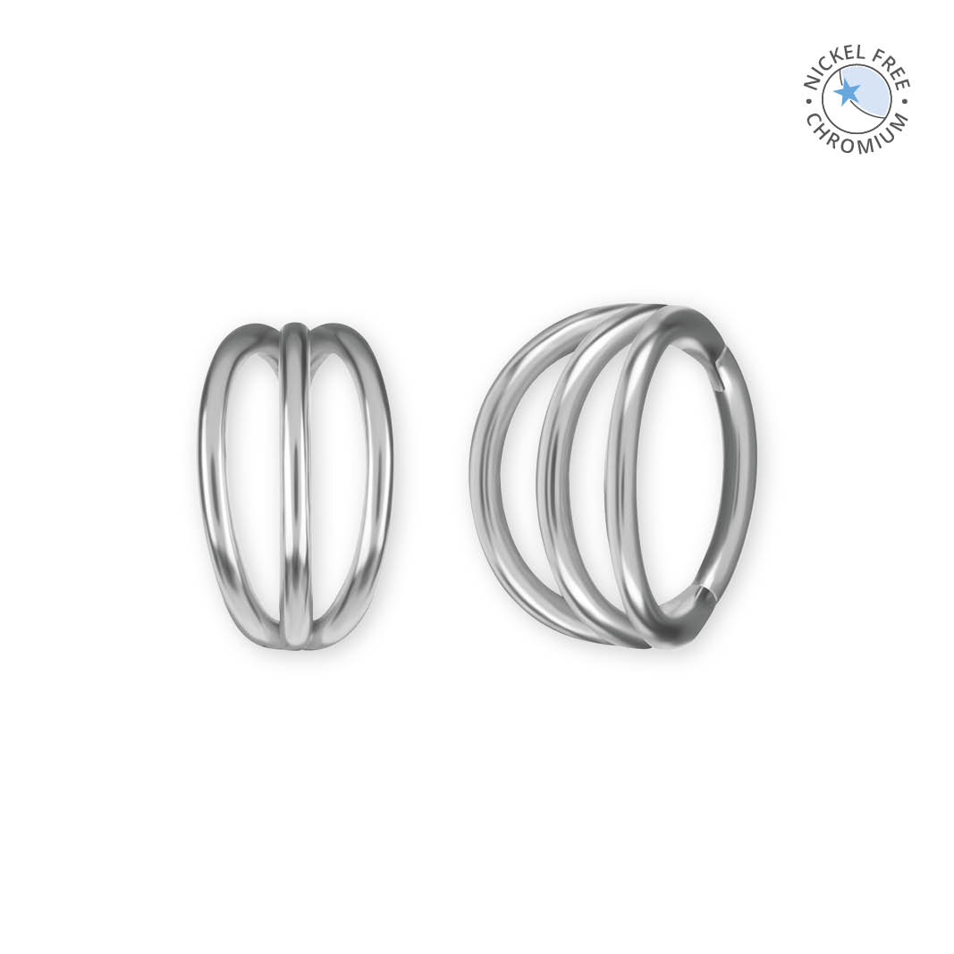 CoCr NF 3 LINE HINGED RING