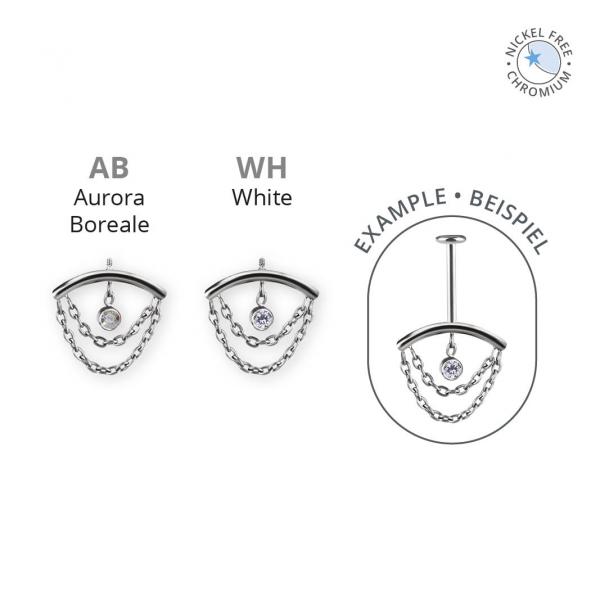 CoCr NF PVD TITANIUM INTERNAL MICRO ATTACHMENT FOR VERTICAL HELIX SET W PREMIUM ZIRCONIA