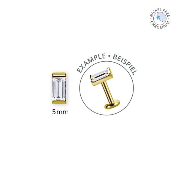 18K GOLD PVD CoCr NF THREADLESS ATTACHMENT SET W. PREMIUM ZIRCONIA