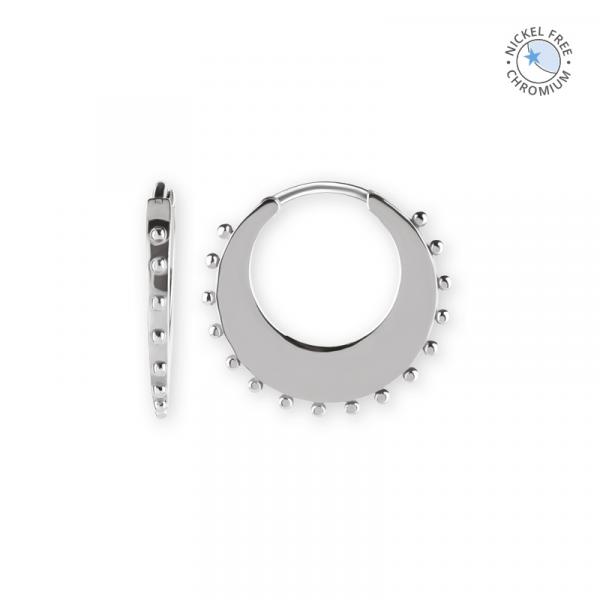CoCr NF HOOP EARRINGS  (PAIR)