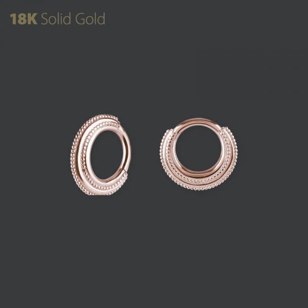 18K ROSE GOLD HINGED SEGMENT RING