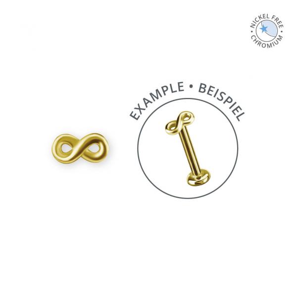 18K GOLD PVD CoCr NF THREADLESS INFIINITY ATTACHMENT